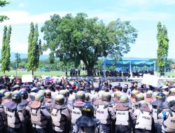Simulasi Sispamkota Digelar, Ratusan Personel Siaga Amankan Pekalongan