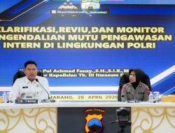 Tim Itwasum Polri Laksanakan Klarifikasi dan Monitoring Pengendalian Mutu Pengawasan Internal di Polda Jateng