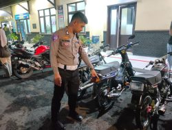 Polisi Jaring Puluhan Pengguna Knalpot Brong di Alun-Alun Kajen