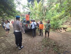 Polsek Tirtomoyo Bergerak Cepat Evakuasi Korban Tenggelam di Sungai Wiroko