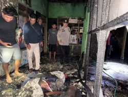 Polsek Nogosari Gerak Cepat Tangani Kebakaran Rumah di Sembungan, Kerugian Capai Rp30 Juta
